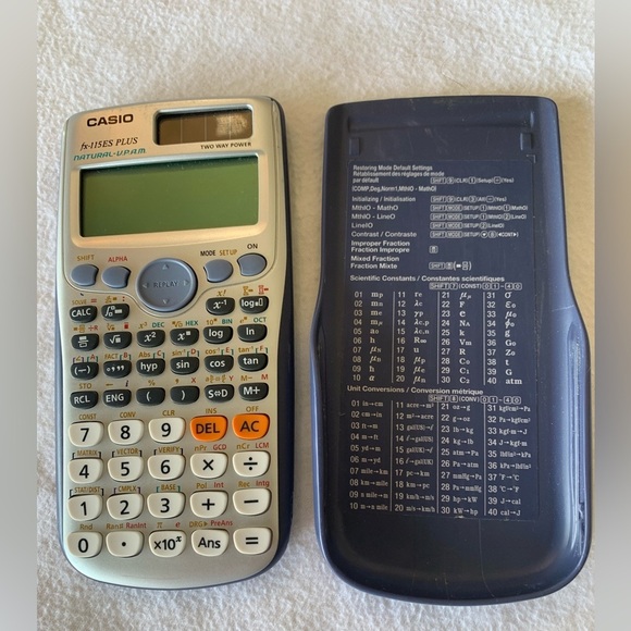 Casio fx-115ES PLUS Engineering/Scientific Calculator Pre Owned - Picture 3 of 4